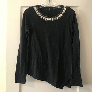 Isda & Co | Metal Collar Trim Sweater XS